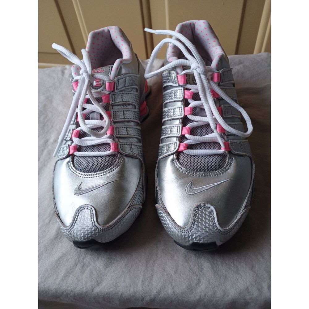 Y2K VINTAGE Nike Shox Turbo 13 Metallic Silver/Pink Women's 7.5 (488312-013)